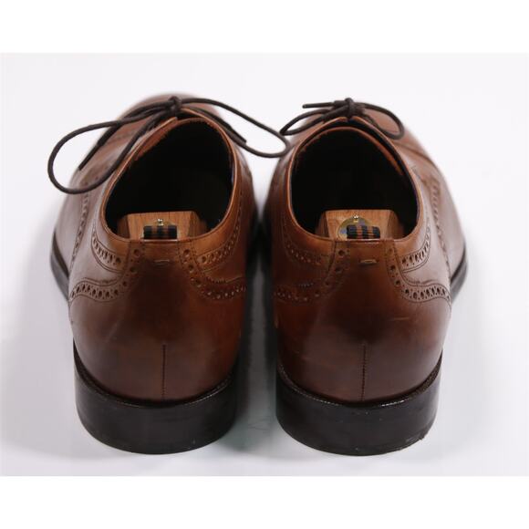 Cole Haan Mens British Tan Brown Captoe William Grand.OS Leather Dress Shoes 13M main image 10
